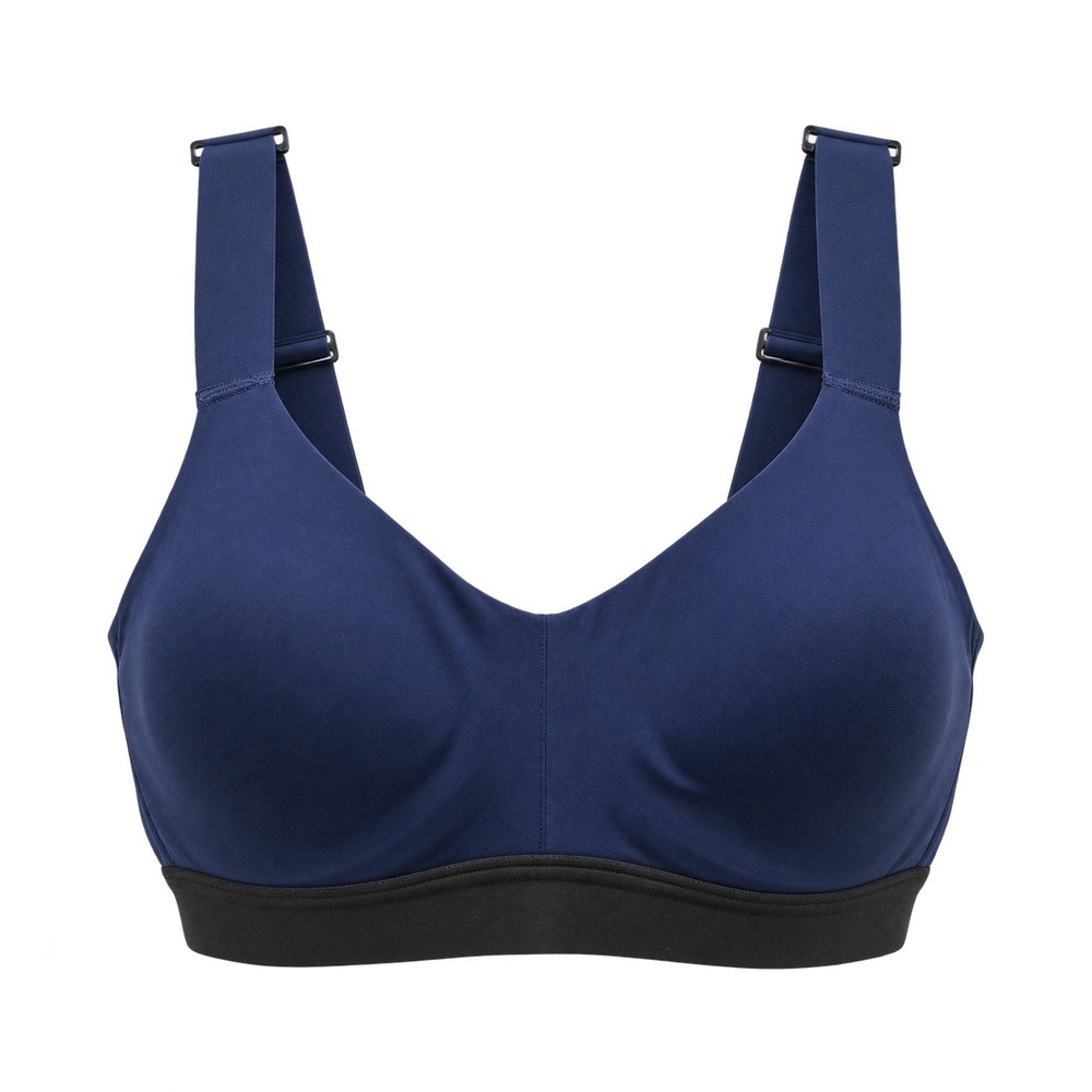 Natori Dynamic Sports Bra Women 32DD Navy Black Underwire 751245 Athletic